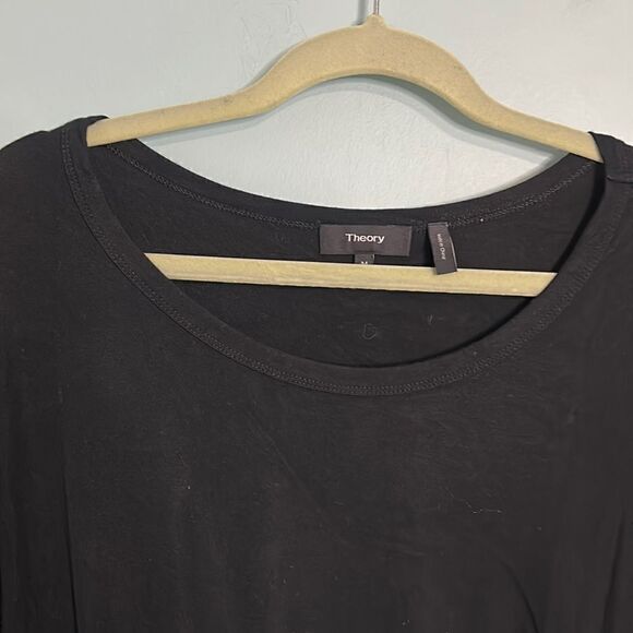 Theory Serah Tie Bottom Long Sleeve Shirt So Soft! - Picture 4 of 8